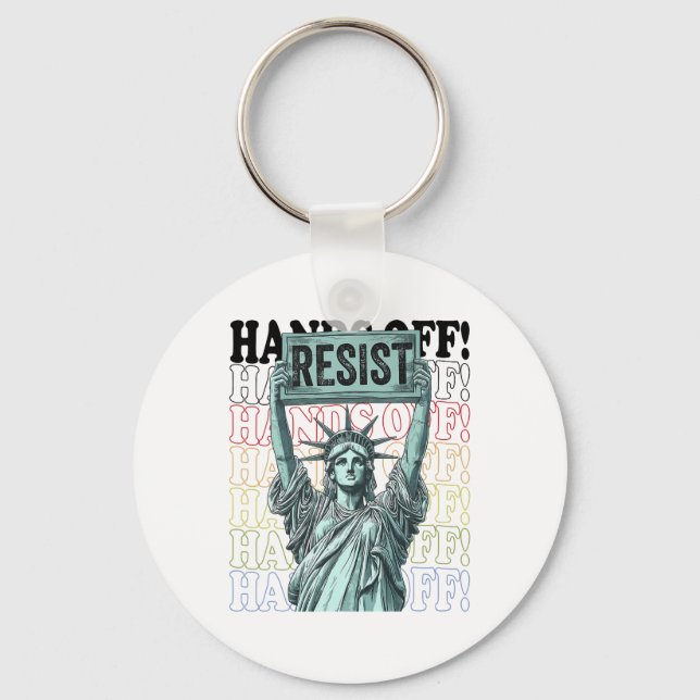 Chaveiro Resistência À Estátua Da Resistência Da Liberdade  (Frente)
