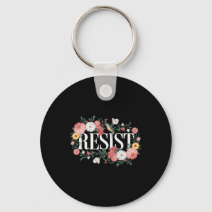 Chaveiro Resistência ao Protesto Floral Trump Premium