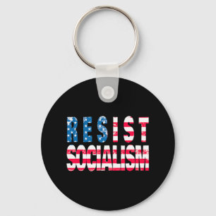 Chaveiro Resistência ao Socialismo - Bandeira Patriótica do