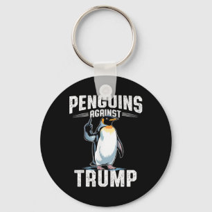 Chaveiro Resistir Pinguins Contra Trump - Tornar Imposto So