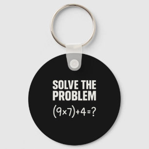 Chaveiro Resolva O Problema Divertido Matemática 67 Meme Pr