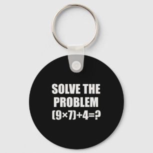 Chaveiro Resolva O Problema Engraçado 67 Meme Brainrot Prof