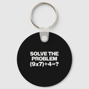 Chaveiro Resolva O Problema Matemática 67 Meme 6 7 Fantasia