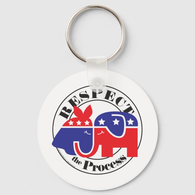 Chaveiro Respect the Process (Frente)