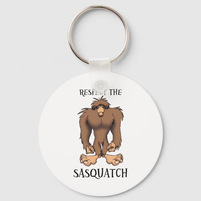 CHAVEIRO RESPEITAR A SASQUATCH (Frente)