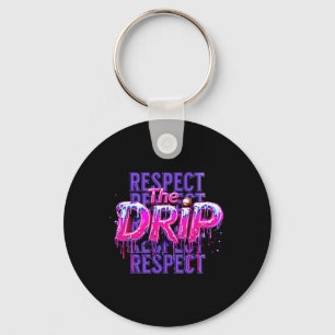 Chaveiro Respeite O Drip Bysebyll Sorvete Pingando Drip 