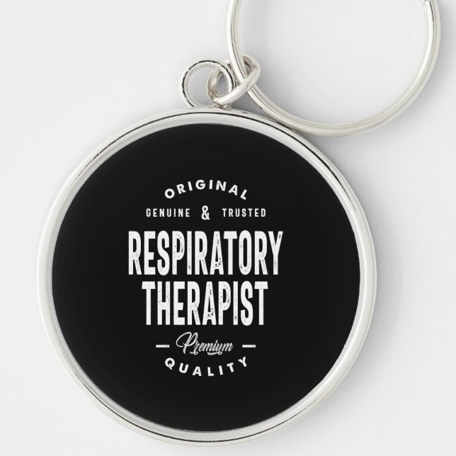 Chaveiro Respiratory Therapist Job Title Gift (Frente)