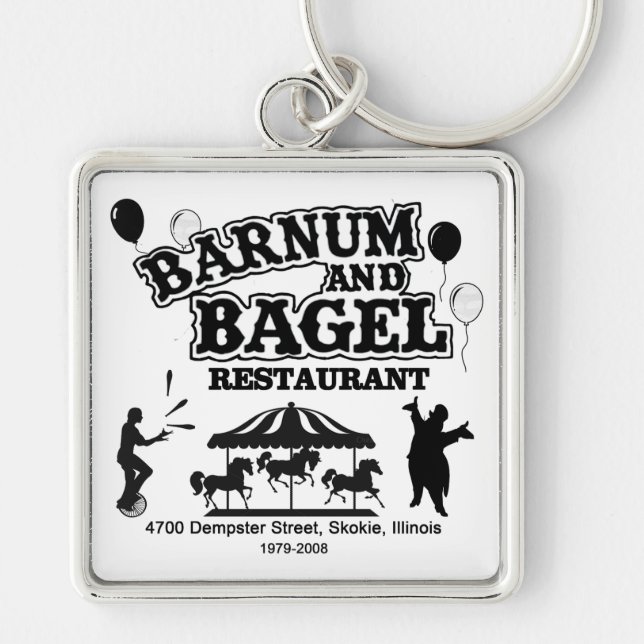 Chaveiro Restaurante Barnum e Bagel, Skokie, Illinois (Frente)