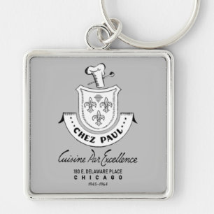 Chaveiro Restaurante Francês Chez Paul, Chicago, 1945-1964