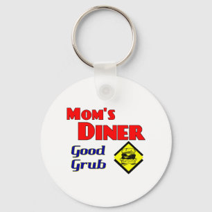 Chaveiro Restaurante Retrovisor de boa Grub de Diner mãe