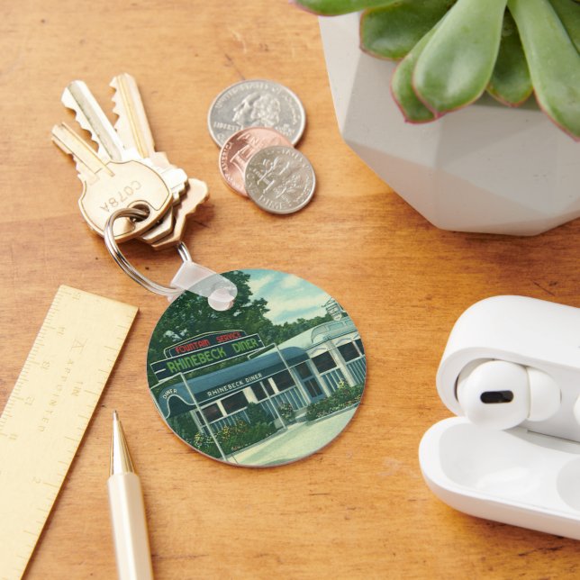 Chaveiro Restaurante Vintage, Dinheiro Retrocetro Rinebeck (Mesa)