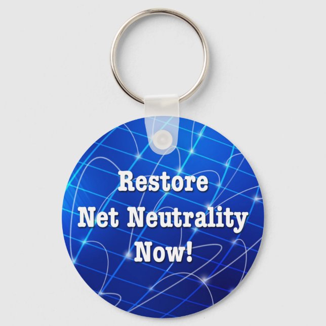 Chaveiro Restaure a neutralidade da rede agora! (Frente)