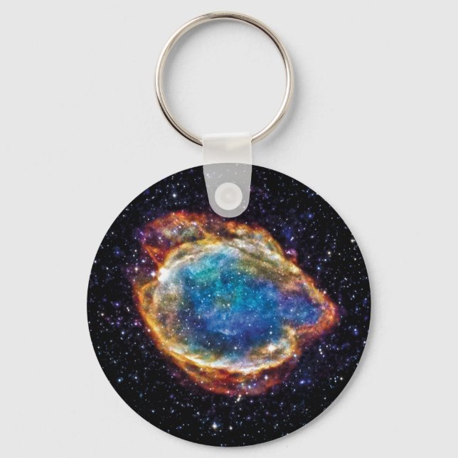 Chaveiro Restos de Supernova G299.2-2.9 NASA Foto Espacial (Frente)