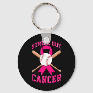 Chaveiro Retirar o Cancer de Mama Baseball Combater a Consc