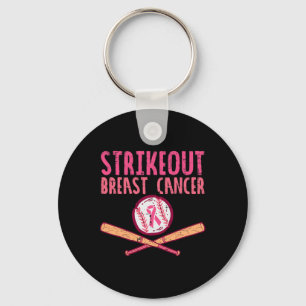Chaveiro Retirar o Cancer de Mama Baseball Combater a Consc