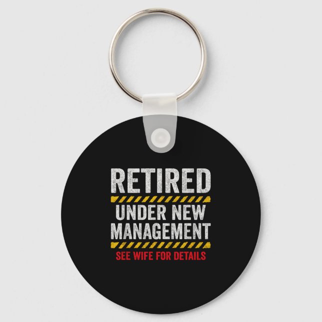 Chaveiro Retired Husband - Retirement Party - Funny Retirem (Frente)