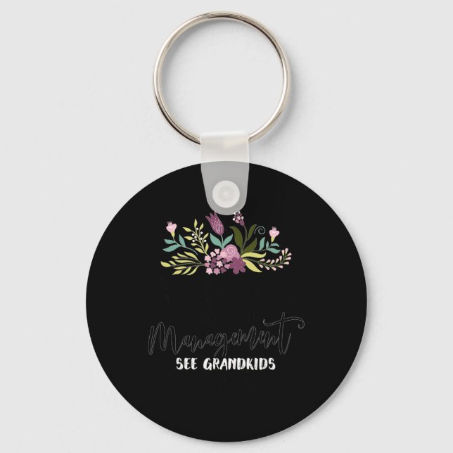 Chaveiro Retired Under New Management See Grandkids Funny R (Frente)