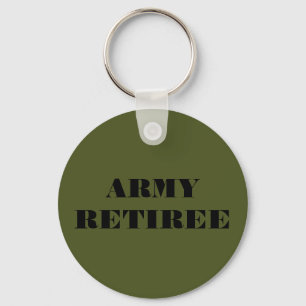 Chaveiro Retiree do Exército da Cadeia de Chaves