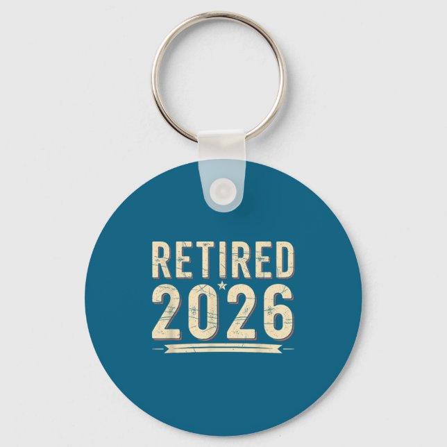 Chaveiro Retirement 2026 Countdown Retired Ly Dom  (Frente)