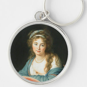 Chaveiro Retrato da adorável senhora francesa