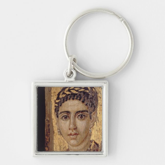 Chaveiro Retrato da mamã de uma mulher, de Fayum, (Frente)