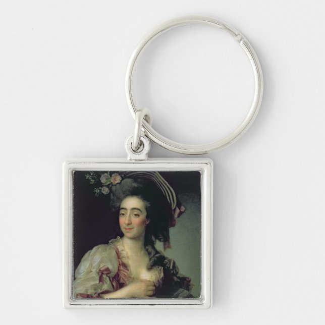 Chaveiro Retrato de Anna Davia-Bernucci, 1782 (Frente)
