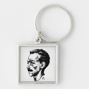 Chaveiro Retrato de Arthur Rimbaud