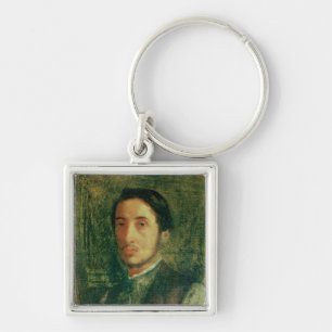 Chaveiro Retrato de auto de Edgar Degas como um homem