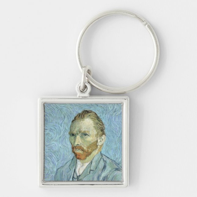 Chaveiro Retrato de auto de Vincent van Gogh |, 1889 (Frente)