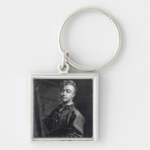 Chaveiro Retrato de auto, gravado por John Faber, 1735