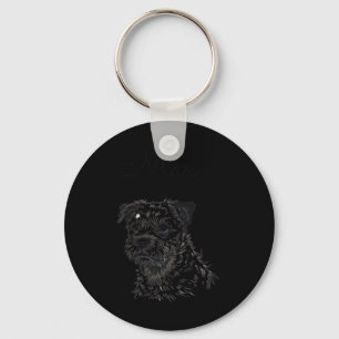 Chaveiro Retrato de Cão de Borda - Arte Pet Personalizada