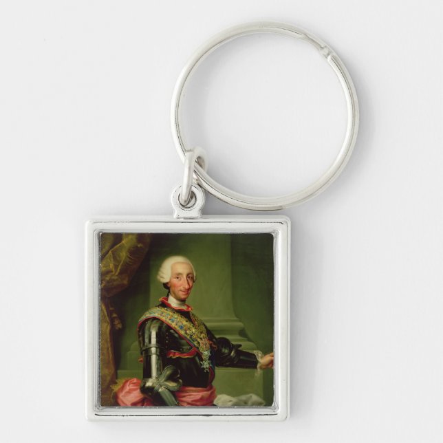 Chaveiro Retrato de Charles III c.1761 (Frente)