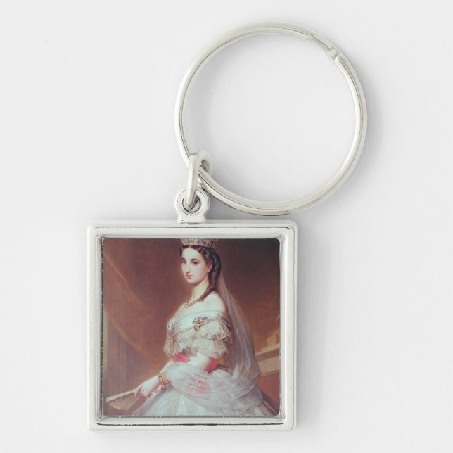 Chaveiro Retrato de Charlotte de Saxe-Cobourg-Gotha (Frente)