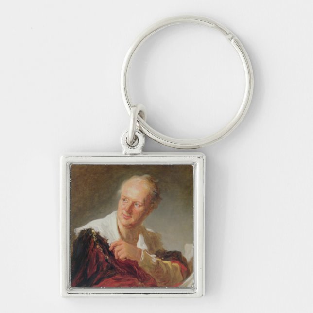 Chaveiro Retrato de Denis Diderot c.1769 (Frente)