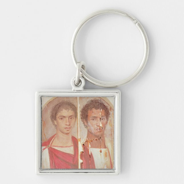 Chaveiro Retrato de dois irmãos (Frente)