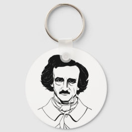 Chaveiro Retrato de Edgar Allan Poe