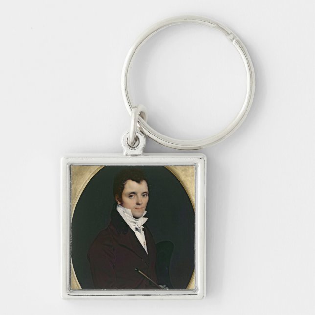 Chaveiro Retrato de Edme Bochet, 1811 (Frente)