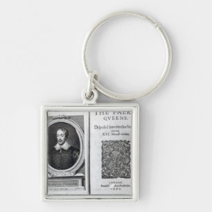 Chaveiro Retrato de Edmund Spenser e