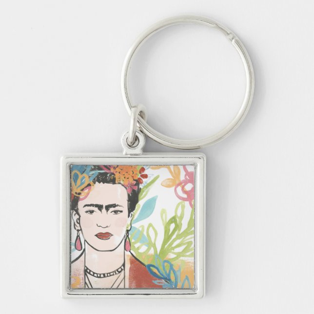 Chaveiro Retrato de Frida Kahlo (Frente)
