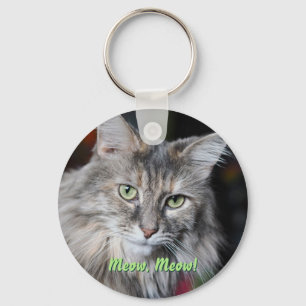 Chaveiro Retrato de Gato Meow