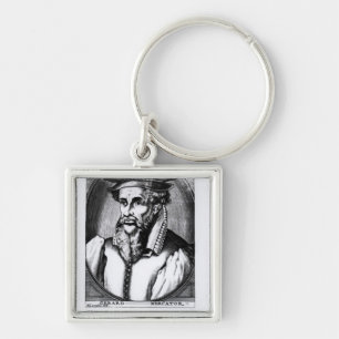 Chaveiro Retrato de Gerard Mercator
