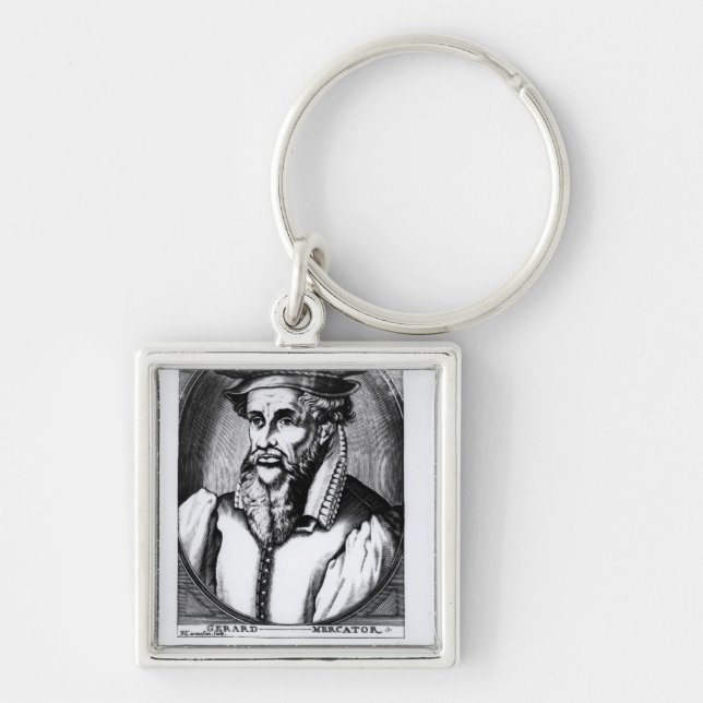 Chaveiro Retrato de Gerard Mercator (Frente)