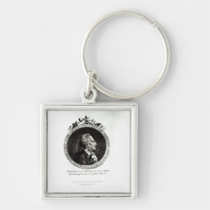 Chaveiro Retrato de Giacomo Casanova, idade 63 do medalhão