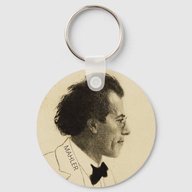 Chaveiro Retrato de Gustav Mahler (1902) (Frente)