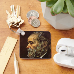 Chaveiro Retrato de Homem Idoso com Barba por Vincent van G