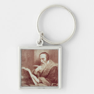 Chaveiro Retrato de João Calvino (1509-1564) (gravura)
