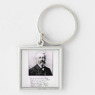 Chaveiro Retrato de Jules Verne