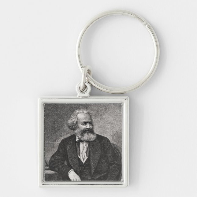 Chaveiro Retrato de Karl Marx 1857 (Frente)