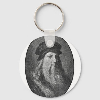 Chaveiro Retrato de Leonardo da Vinci