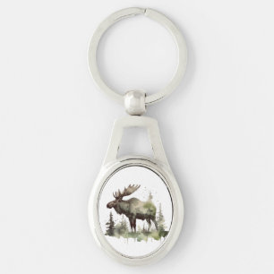 Chaveiro Retrato de Mossy Moose Wildlife